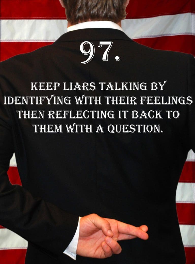 Deception Tip 97 - Keep Liars Talking - How To Detect Deception
