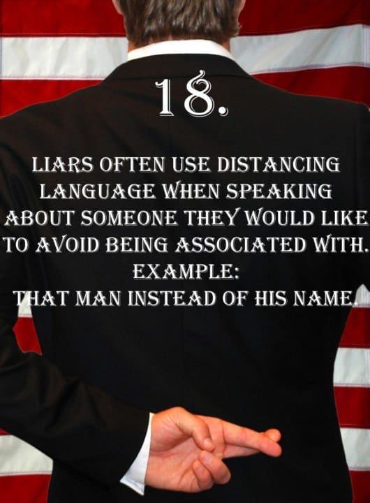 Deception Tip 18 – Distancing Language – How To Detect Deception