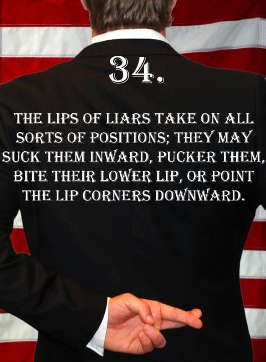Deception Tip 34 – Liars Lips – How To Detect Deception
