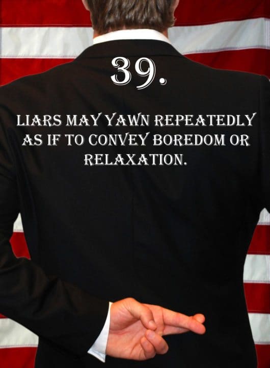 Deception Tip 39 – Liars Yawn – How To Detect Deception
