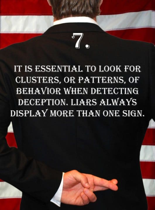 Deception Tip 7 - How To Detect Deception - A Guide To Deception - Author Spencer Coffman