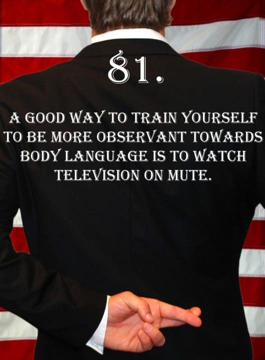 Deception Tip 81 – Mute The TV – How To Detect Deception