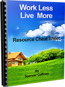 Work Less Live More Resource Cheat Sheet By Spencer Coffman