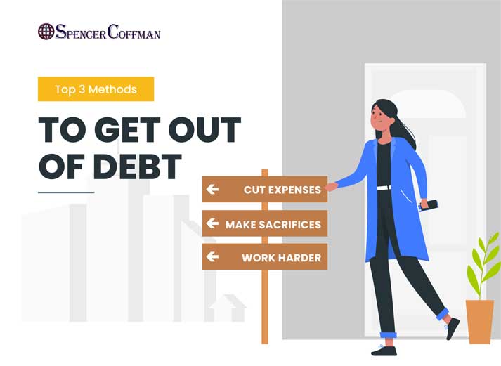 Top 3 Methods To Get Out Of Debt