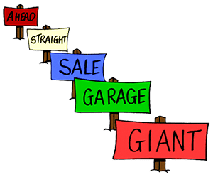 how to declutter garage sale spencer coffman