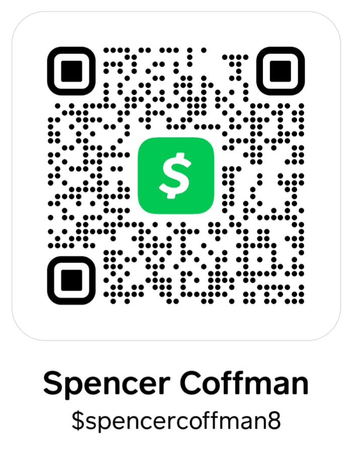 cash app qr code spencer coffman