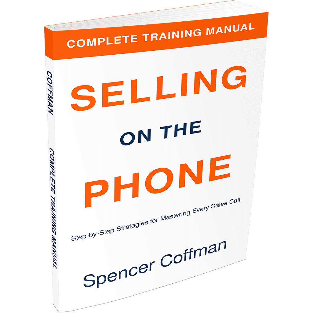 SOTP Complete Training Manual 3D Cover PBK14 1025 Selling On The Phone Complete Training Manual
