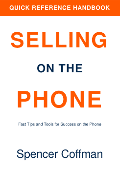 Selling On The Phone Quick Reference Handbook